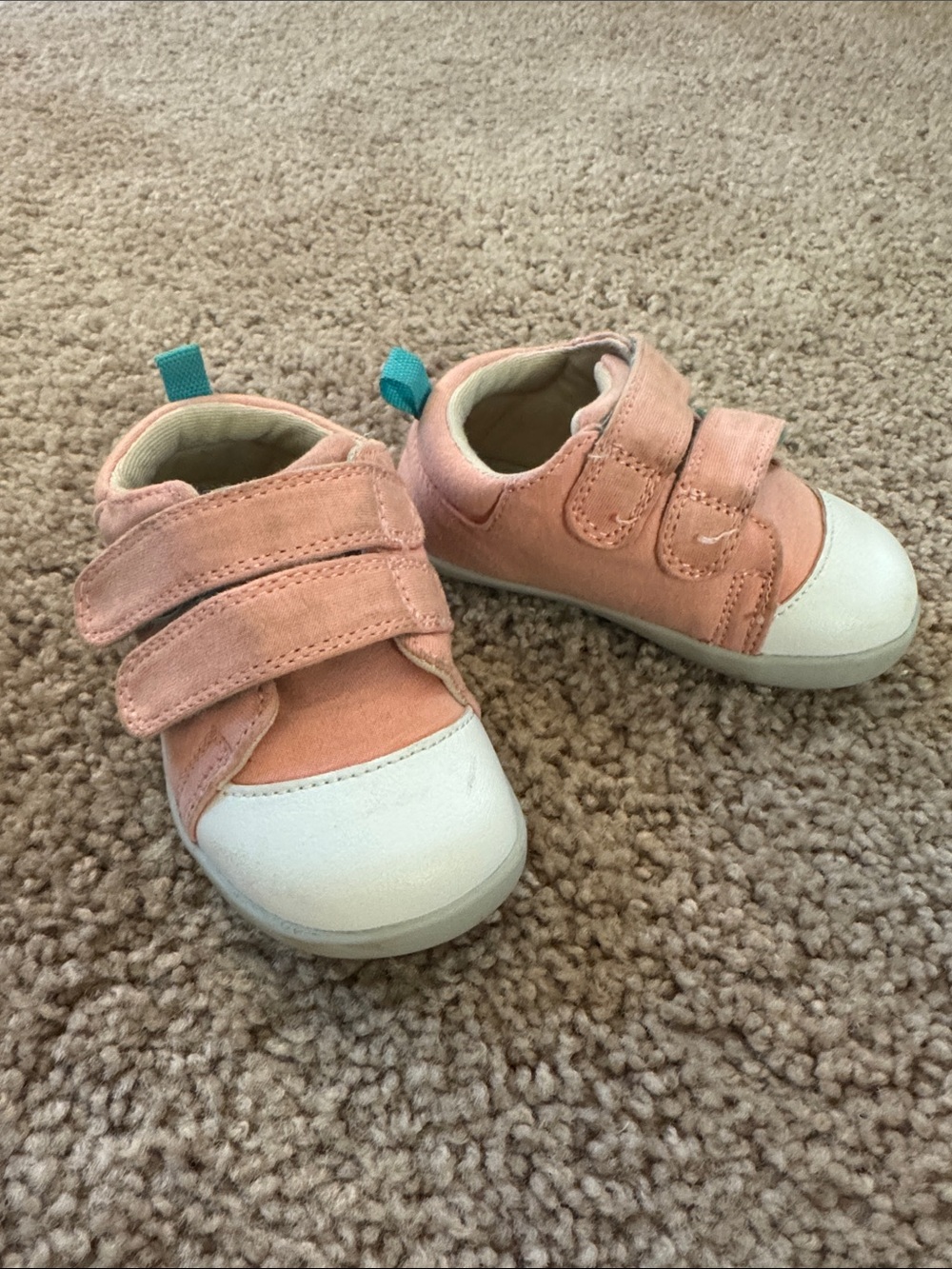 Ten Little First Walker Shoes - size 6 - Rose Pink